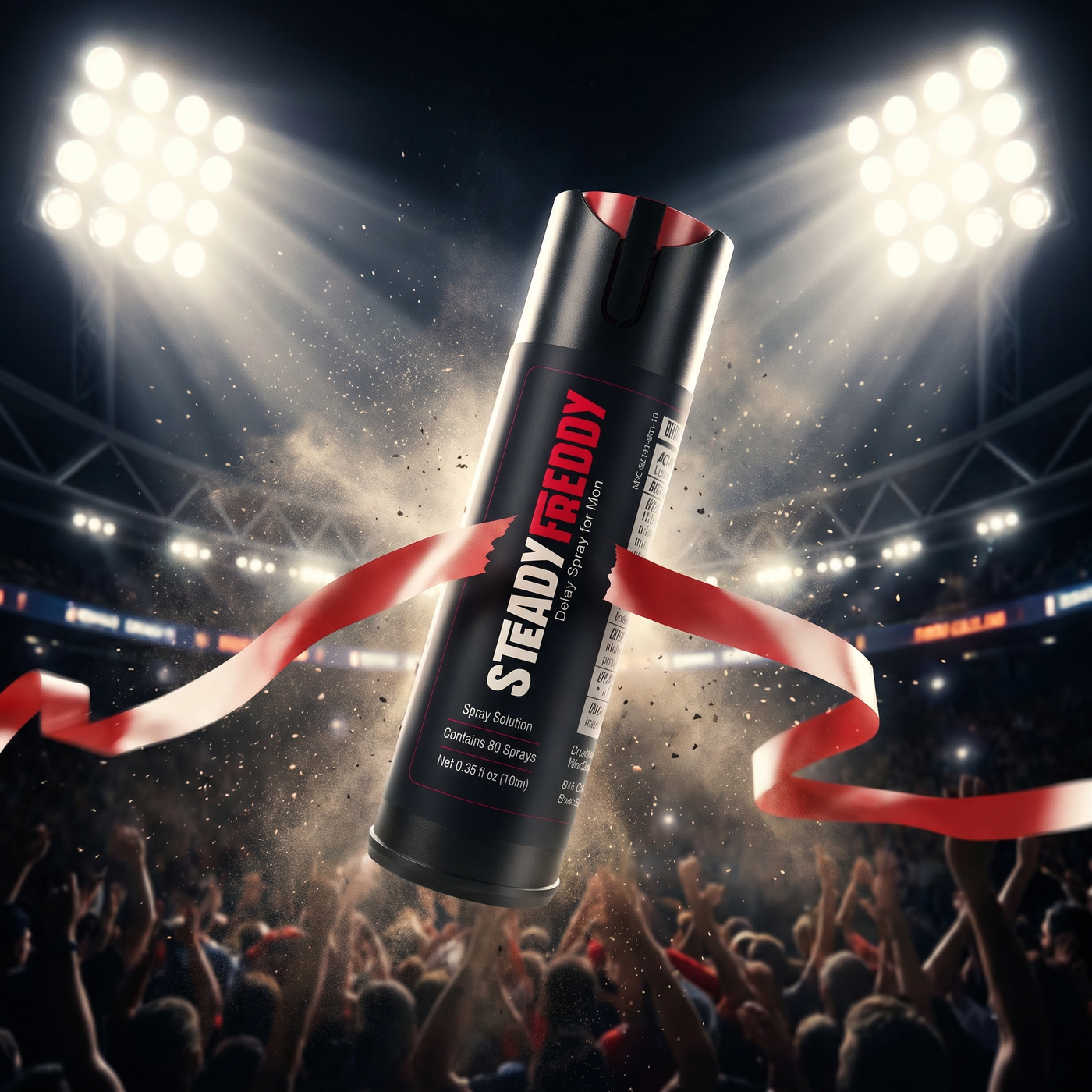 Steady Freddy delay spray bottle